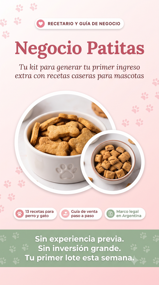 Negocio Patitas: recetario y guía de negocio